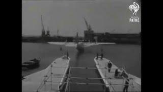 BOAC Marine Flying Boat Terminal Southampton 1948