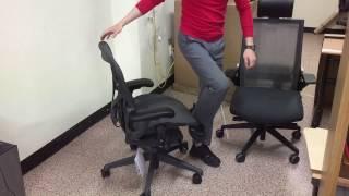 Herman Miller Aeron Chair Remastered (2017) & Fursys ZIEL (ch-4700) without music