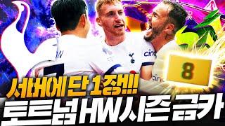 서버 최고 토트넘에 등장한 HW시즌 개희귀 금카