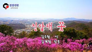 김계월 아나운서 낭송시 "진달래 꽃"  (시: 김소월, 촬영제작: 호국영상, 촬영지: 김포 가현산 ) 2022.04.07.