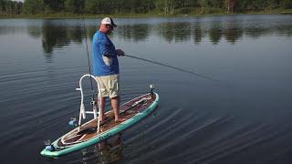 Stand Up Paddle Board Frog Fishing -Dave Mercer's Facts of Fishing 2014 Full Episode 3
