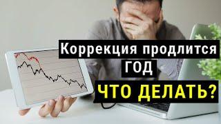 Коррекция на рынке продлится год. Спекулянты бегут из акций. Что делать и как долго это продлится?