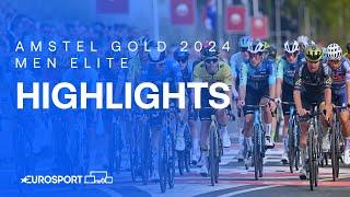 THRILLING SPRINT ‍️ | Amstel Gold 2024 Men's Race Highlights | Eurosport Cycling