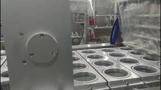 popcorn cup filling and sealing machine