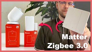 NEW! Zigbee 3.0 sensors and Matter wall switch from Sonoff