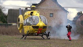 ITH Christoph Rheinland D-HDOM ADAC Luftrettung Köln Start an Einsatzstelle in Köln am 24.02.22-Fail