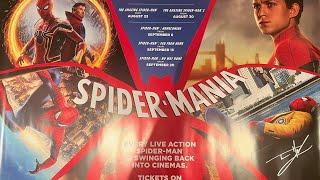 UNBOXING ANOTHER SIGNED TOM HOLLAND SPIDERMAN POSTER + MARISA TOMEI SIGNING!