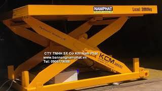 Bàn nâng thủy lực 3000 KG, : 0906779088, CTY TNHH SX CƠ KHÍ NAM PHÁT