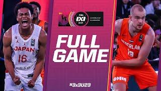 Japan  vs Netherlands  | Men | Full Pool Game | FIBA 3x3 U23 World Cup 2024