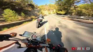 KTM SUPER DUKE VS YAMAHA R6 On Twisty Road