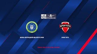 BURSA BÜYÜKŞEHİR BELEDİYE SPOR - SPOR TOTO SMS Grup Efeler Ligi