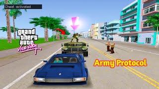 GTA Vice City Army VIP Protocol Cheat Code | Army Guard Mod | Faizan Gaming