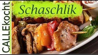 Saftiges Schaschlik selber machen - Omas Rezept wie vom Jahrmarkt