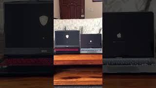 Boot test-Msi katana gf66 Vs MacBook Air M1 #shorts #best #laptops