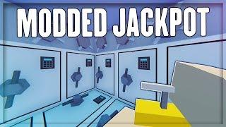 MODDED JACKPOT RAID !! (BIGGEST LOCKERS in UNTURNED!)