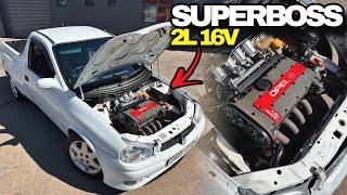 Sleeper build Opel Superboss Swapped Corsa Bakkie!! #engineswap