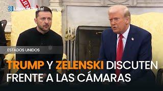 Tensión en la Casa Blanca: Trump y Zelenski discuten sobre la estrategia de paz