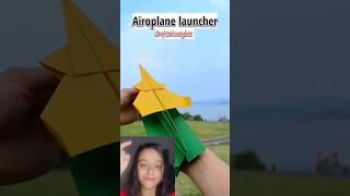 Paper plane launcher ️#shorts #shortsfeed #shortvideo #youtubeshorts #viral #trending