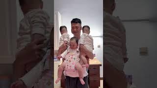 凌晨的宝贝 #三胞胎 #小萌娃 #家庭搞笑 #人类幼崽