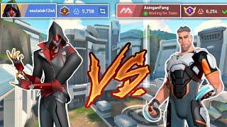 Soul Alok 12e4 VS AsinganFang || Not official VS || Mech Arena Robot Showdown Soul Alok 12e4