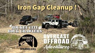 Trail Clean Up at Iron Gap!