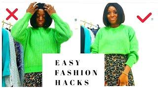 FASHION HACKS TO UPGRADE YOUR OUTFITS |HACKS |SIMBBYFABGIRL |2020 | HACK IDEAS | STYLE INSPO |STYLE