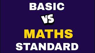 Maths basic vs standard? #class10 #cbse #maths #20tipsfor10