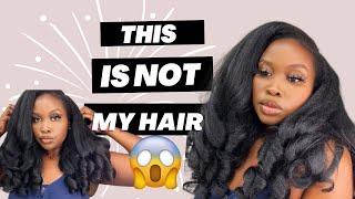 BEST bundles for 4C hair| Blends with no heat| Heat free hair