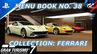 Gran Turismo 7 Cafe Menu Book No. 38 | GT7 Book No. 38 - Collection: Ferrari