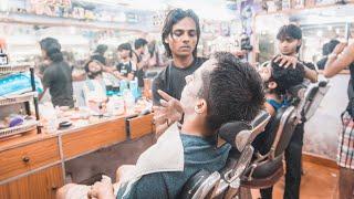 Young Expert Indian Barber Shave and Facial at A1 Saloon (Goa, India)