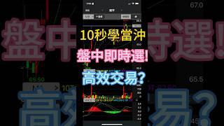 10秒學當沖 盤中高效交易 即時當沖選股