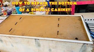 How to Repair a Pinball Cabinet Bottom! - How To Repair EM Pinball Machines