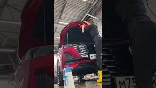 Оклейка зон риска Changan #changan#бронькапота#броньфар#бронька