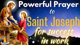 Prayer to Saint Joseph for Success in Work