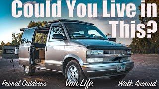 Filmmaker Living in a All Wheel Drive Chevrolet Astro Van - Walk Around