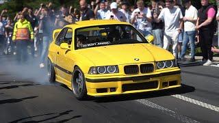 Best of Street Drifts & Burnouts 2024- M5 V10, 550HP Chaser, M3 Touring, R33, S13, Cayman GT4...