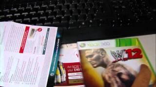 WWE '12 Xbox 360 Unboxing