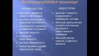 тема 8 Единая транспортная система