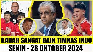 MANTAB! ALHAMDULILLAH KEJUTAN BESAR! 8 BERITA TIMNAS HARI INI28/10/24Kabar Timnas Indonesia