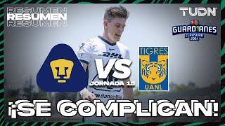 Resumen y goles | Pumas vs Tigres | Torneo Guard1anes 2021 MX - J15 | TUDN