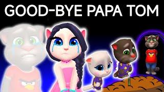 GOOD-BYE PAPA TOM | PAPA MAMA I'M HERE | TALKING TOM ANGELA 2 GAME