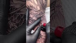 Shading Work Dragon Tattoo with Trung Tadashi #tattoo #tattooart #dragontattoo