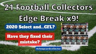 9 Collectors Edge Football Boxes!