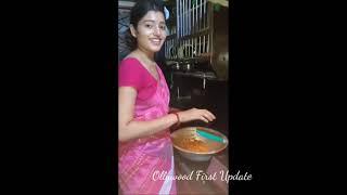 Heroin Priyanka Panigrahi make chicken pakoda in her in laws house