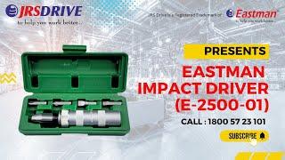 EID - 2500-01 EASTMAN IMPACT DRIVERS SET  ll  BEST HAND TOOLS AND POWER TOOLS BRAND