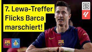 Lewandowski trifft schon wieder - 7. Sieg im 7. Spiel: Barcelona - Getafe | LaLiga | DAZN