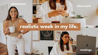 a REALISTIC week in my life *full time content creator / coach