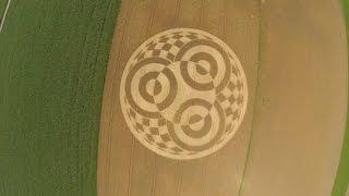 WEIRD: Huge crop circle appears in field in Germany