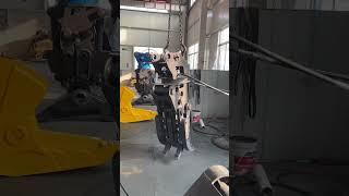 Construction Machinery Attachments Mini Excavator Log Grapple