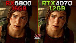 RTX 4070 12GB vs RX 6800 16GB - Tested in 15 games